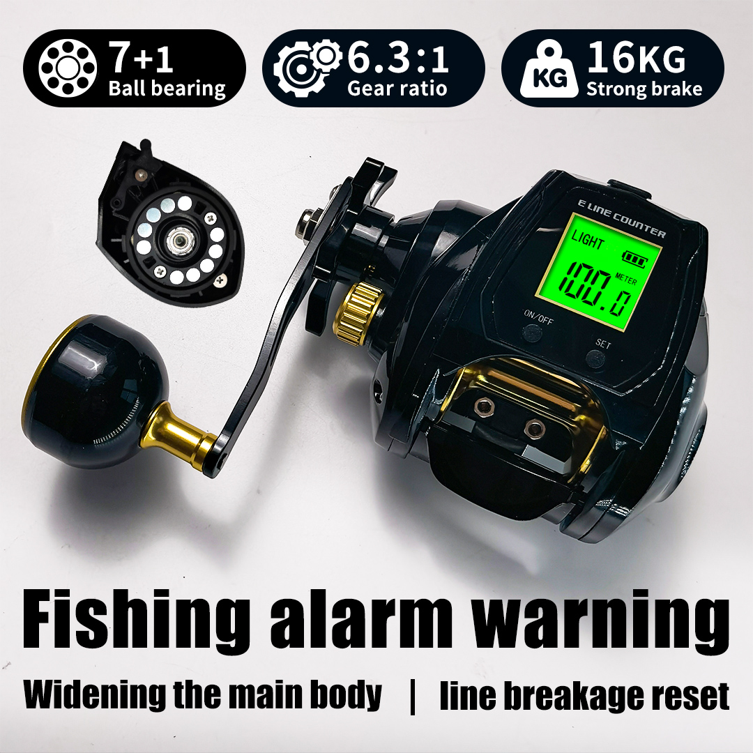 Trolling Reel - Carrete de pesca con fuerza de