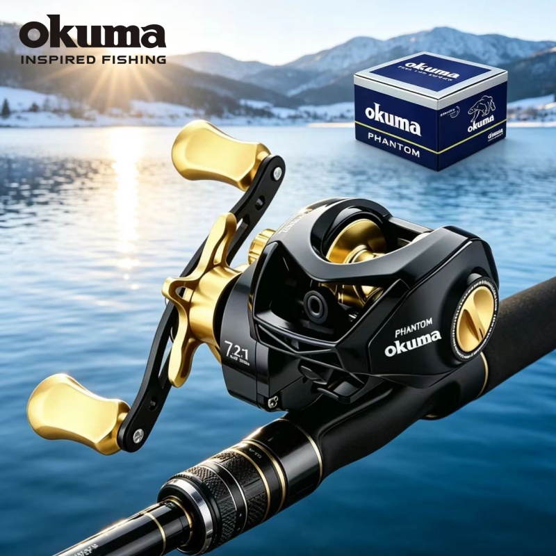 Surf Reel - Carrete de Pesca OKUMA Baitcaster, 18KG