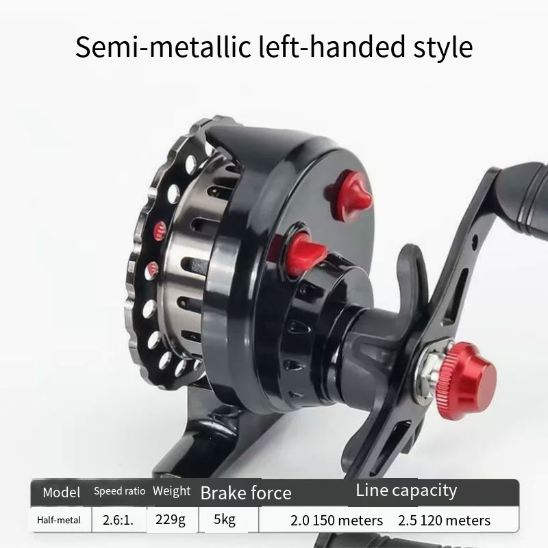 Carrete de pesca para balsa de - Ice Fishing Reel reseña y precio