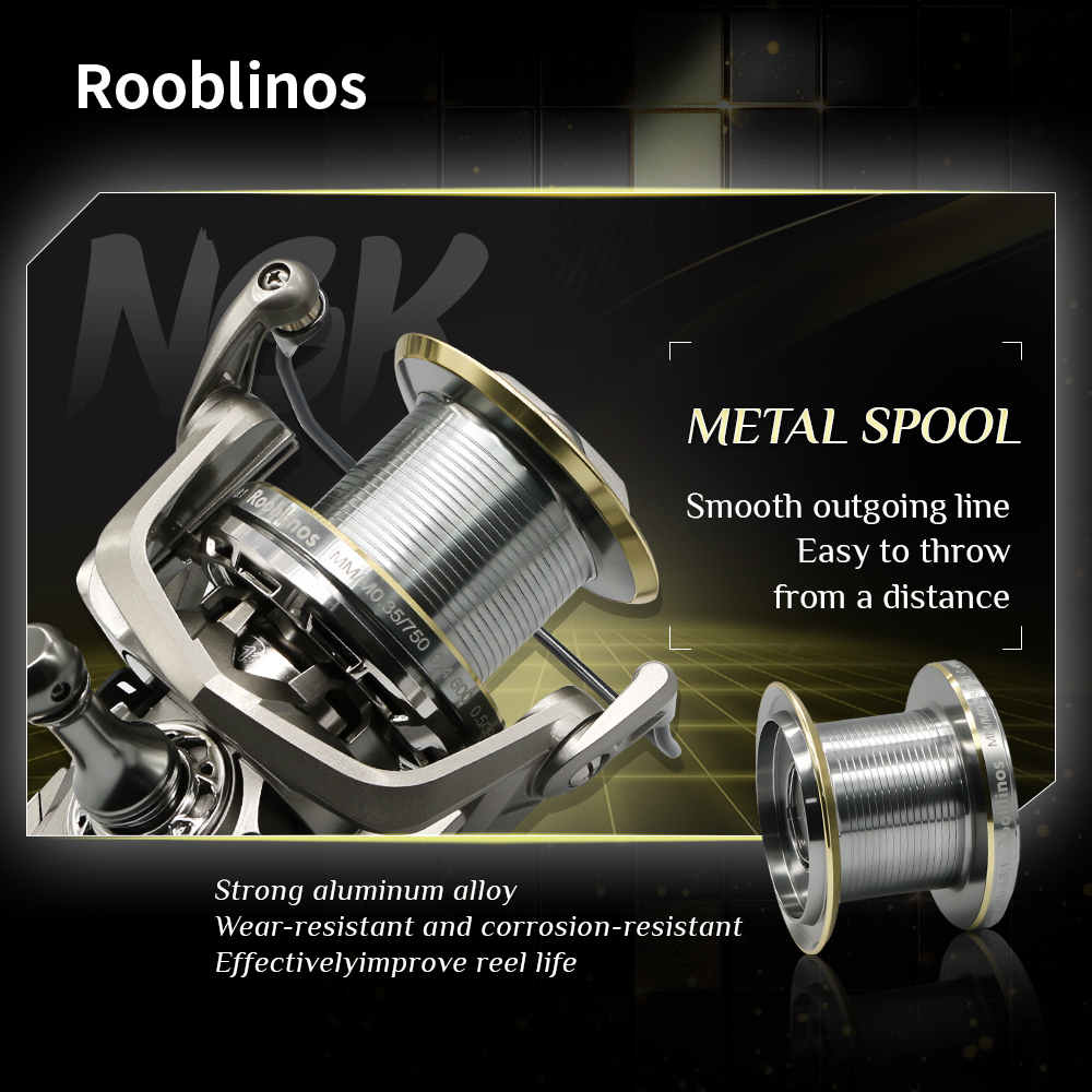 Carrete de pesca giratorio con - Surf Reel reseña y precio